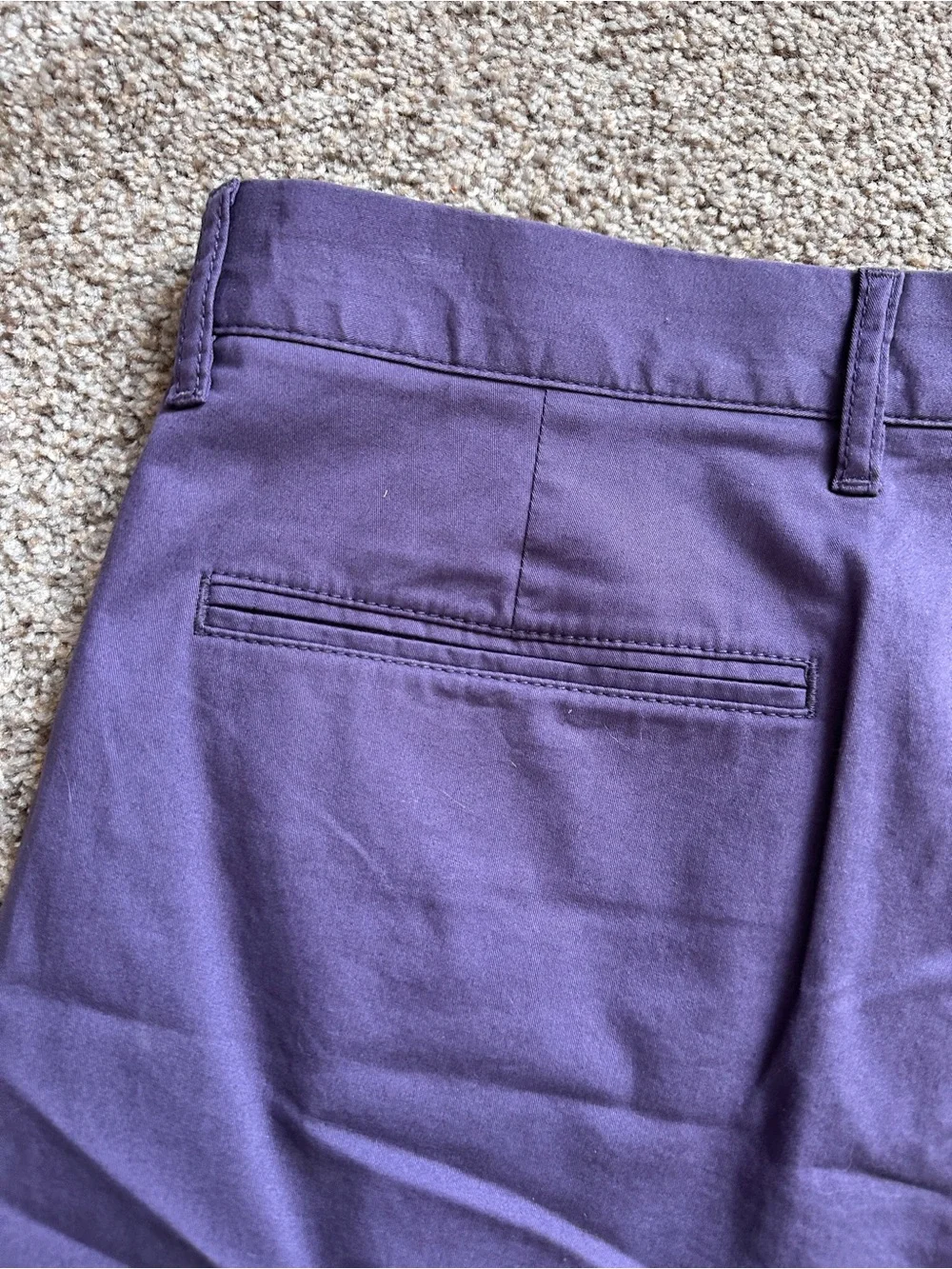 NWT J.Crew 7” Chino Short in Purple Twilight Men’s Size 31 Preppy Summer ASO TV
